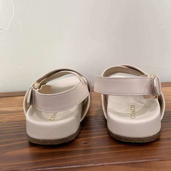 Coach Adora Sandals in Signature Jacquard Size 10B NEW - Picture 7 of 15